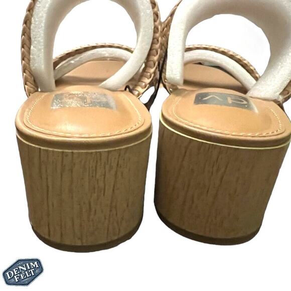 DV by Dolce Vita Womens Santana Camel Brown/Tan Heel Strap Sandal | NEW!! - Picture 11 of 15